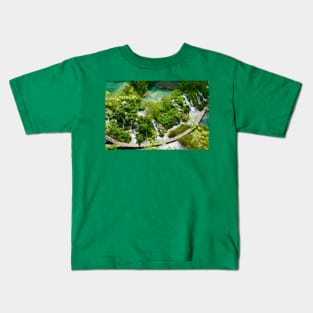 Plitvice Lakes National Reserve, Croatia. Kids T-Shirt